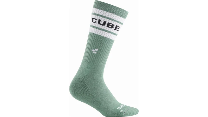 Cube Socke After Race High Cut green