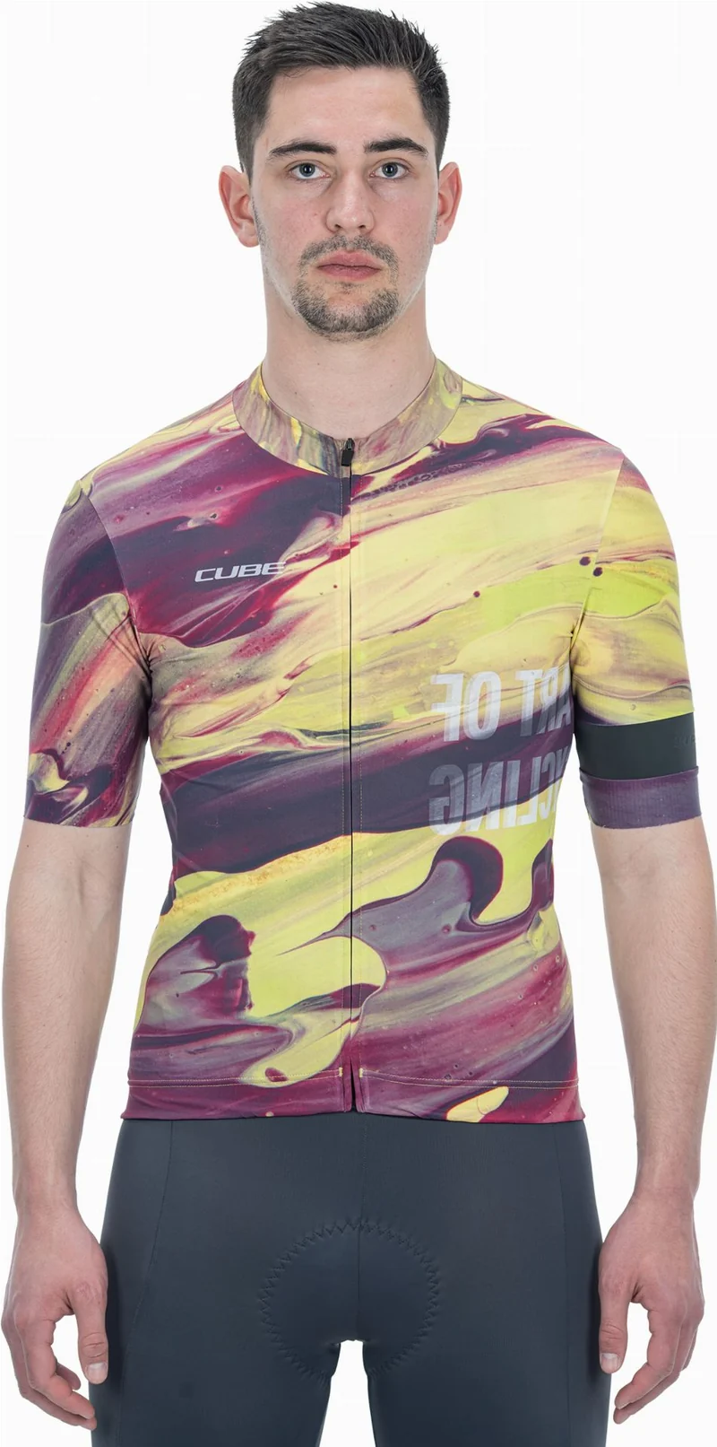 Cube Blackline Trikot ART Kurzarm pattern