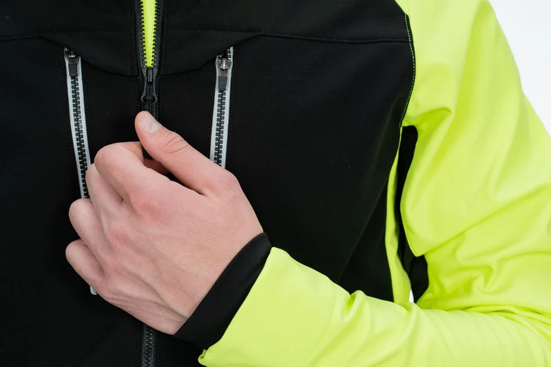 Cube Blackline Softshelljacke 365 Safety black`n`neon yellow