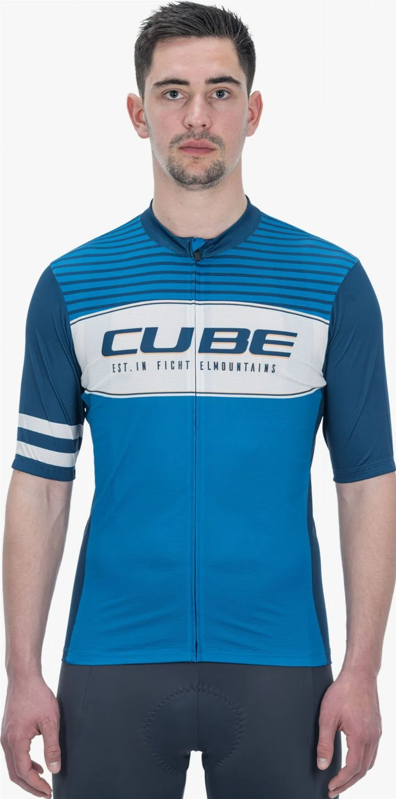 Cube Blackline Trikot CMPT Kurzarm blue