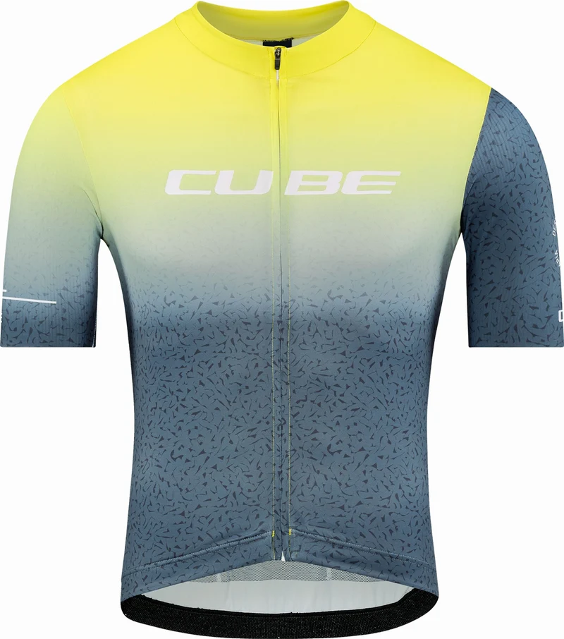 Cube Blackline Trikot Race Kurzarm yellow´n´grey