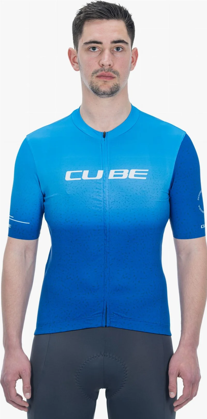 Cube Blackline Trikot Race Kurzarm blue
