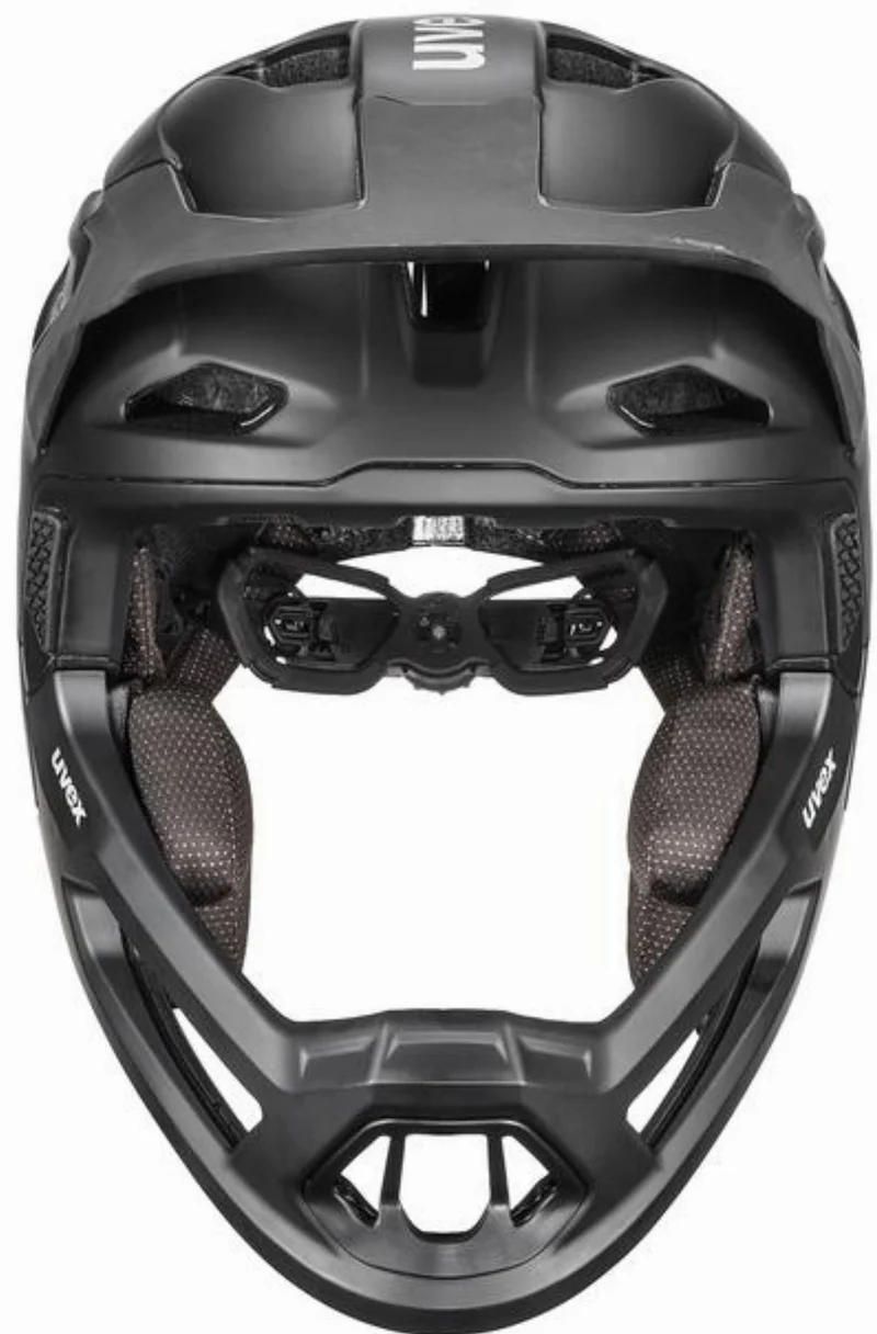 Uvex Revolt MTB-Helm all black matt