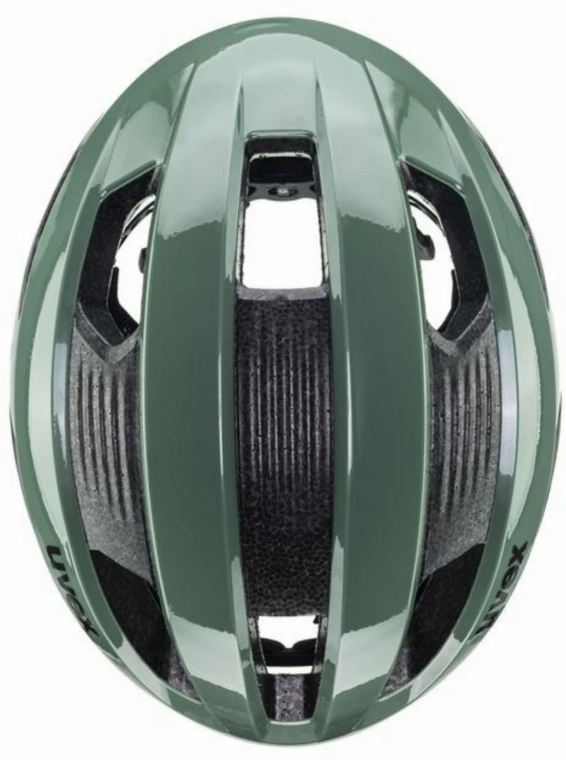 Uvex Rise Rennrad-Helm moss green-black