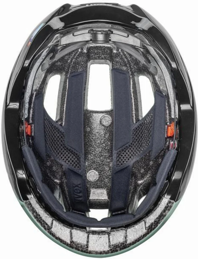 Uvex Rise Rennrad-Helm moss green-black