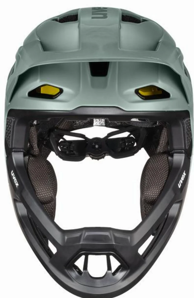 Uvex Revolt MIPS MTB-Helm moss green-black matt