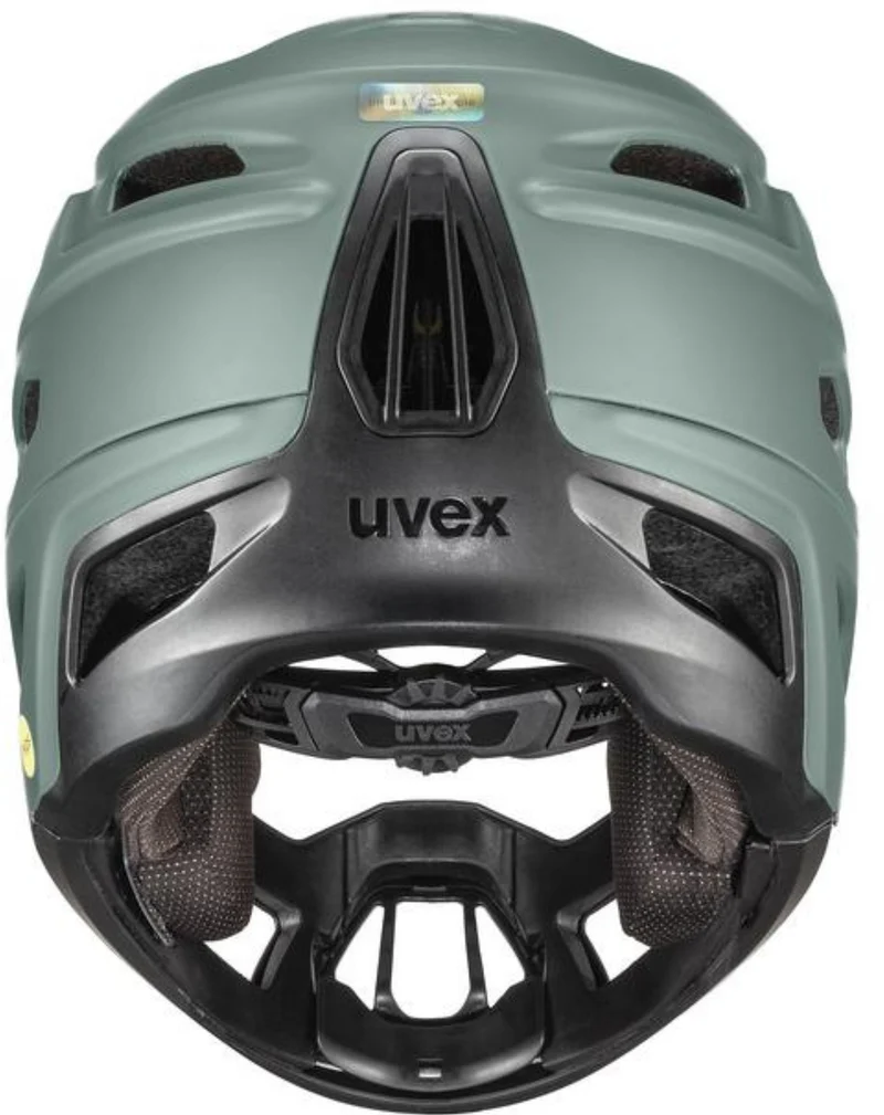 Uvex Revolt MIPS MTB-Helm moss green-black matt