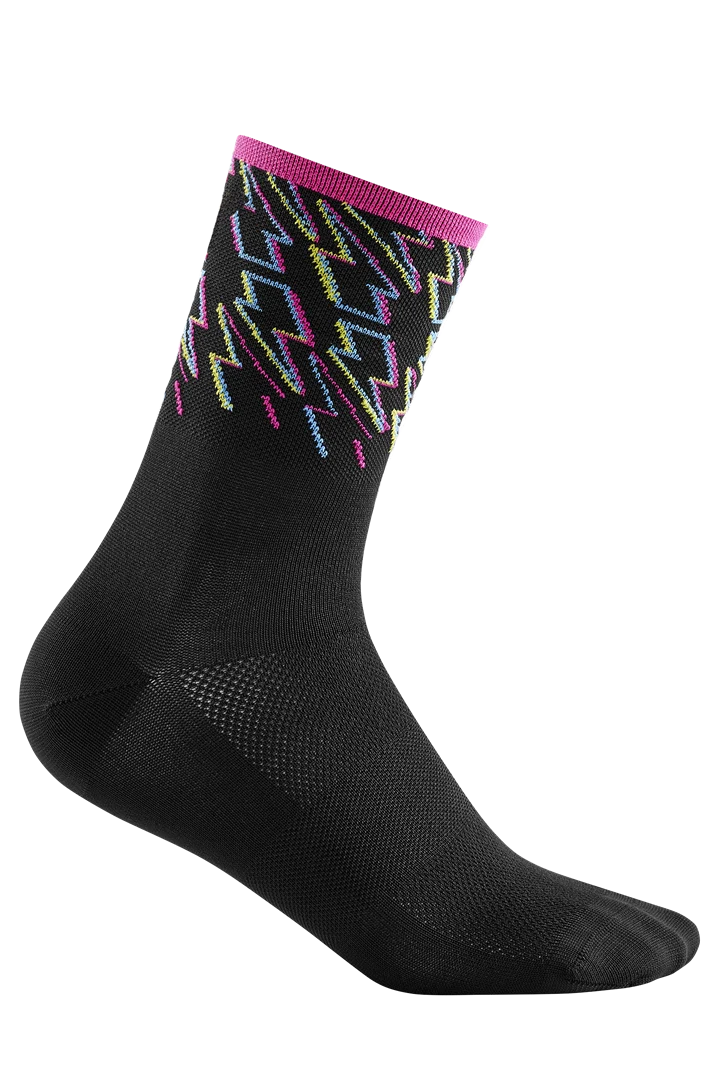 Cube Socke High Cut Blackline black´n´blue´n´pink