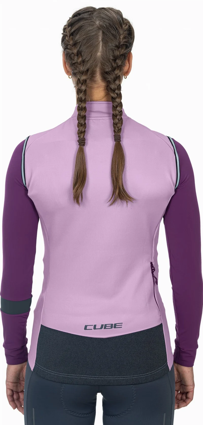 Cube Blackline WS Softshellweste violet