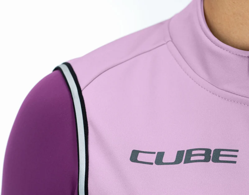 Cube Blackline WS Softshellweste violet