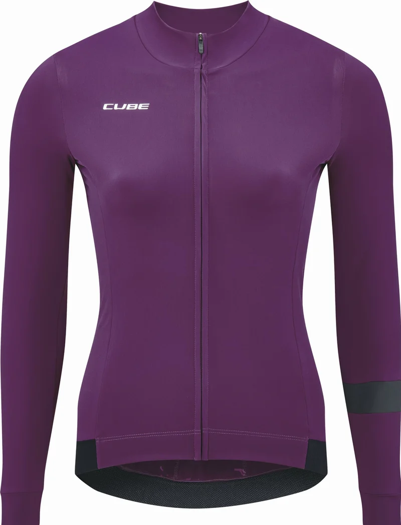 Cube Blackline WS Trikot Langarm violet