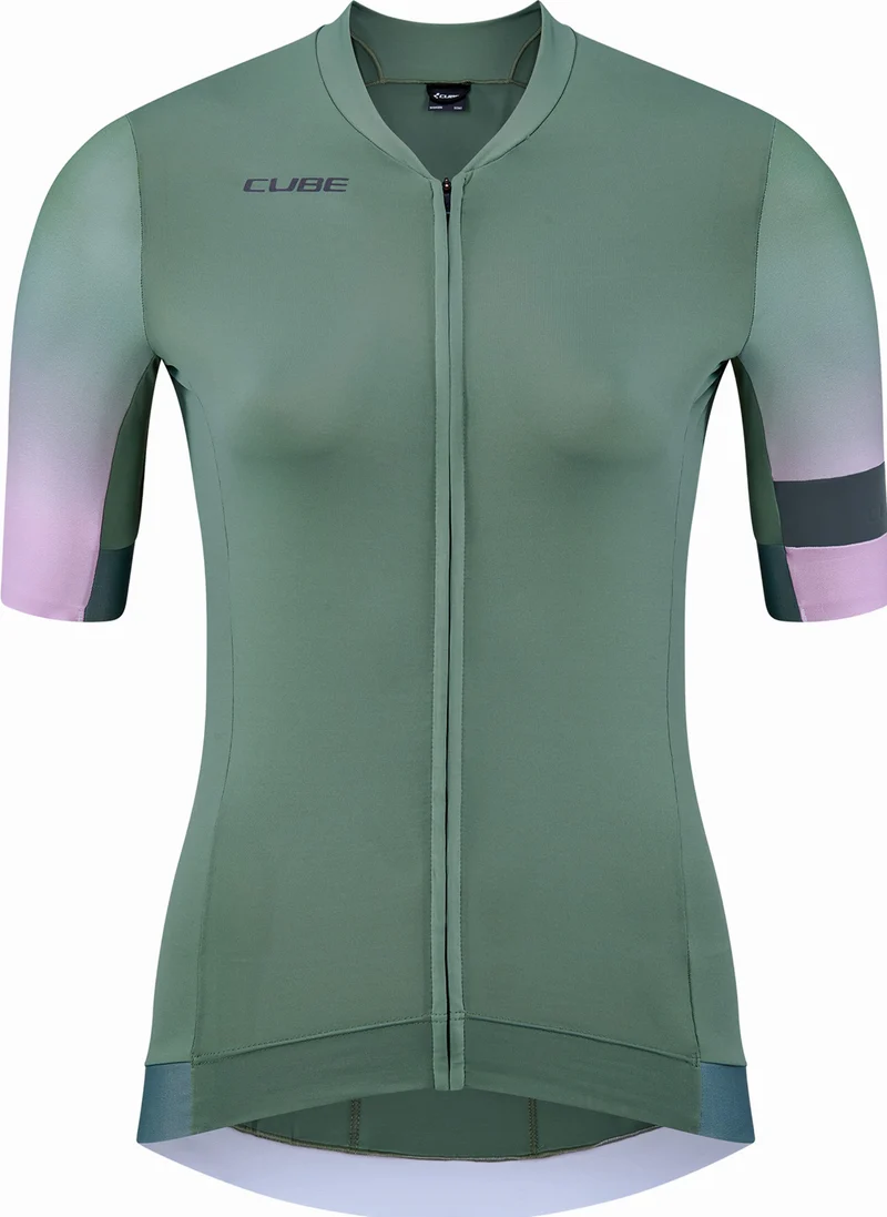 Cube Blackline WS Trikot Fade Kurzarm green´n´violet