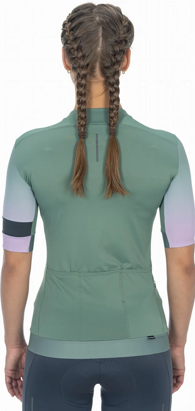 Cube Blackline WS Trikot Fade Kurzarm green´n´violet