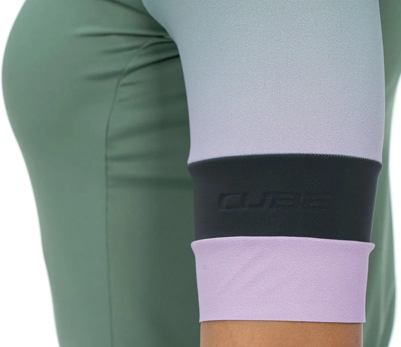 Cube Blackline WS Trikot Fade Kurzarm green´n´violet