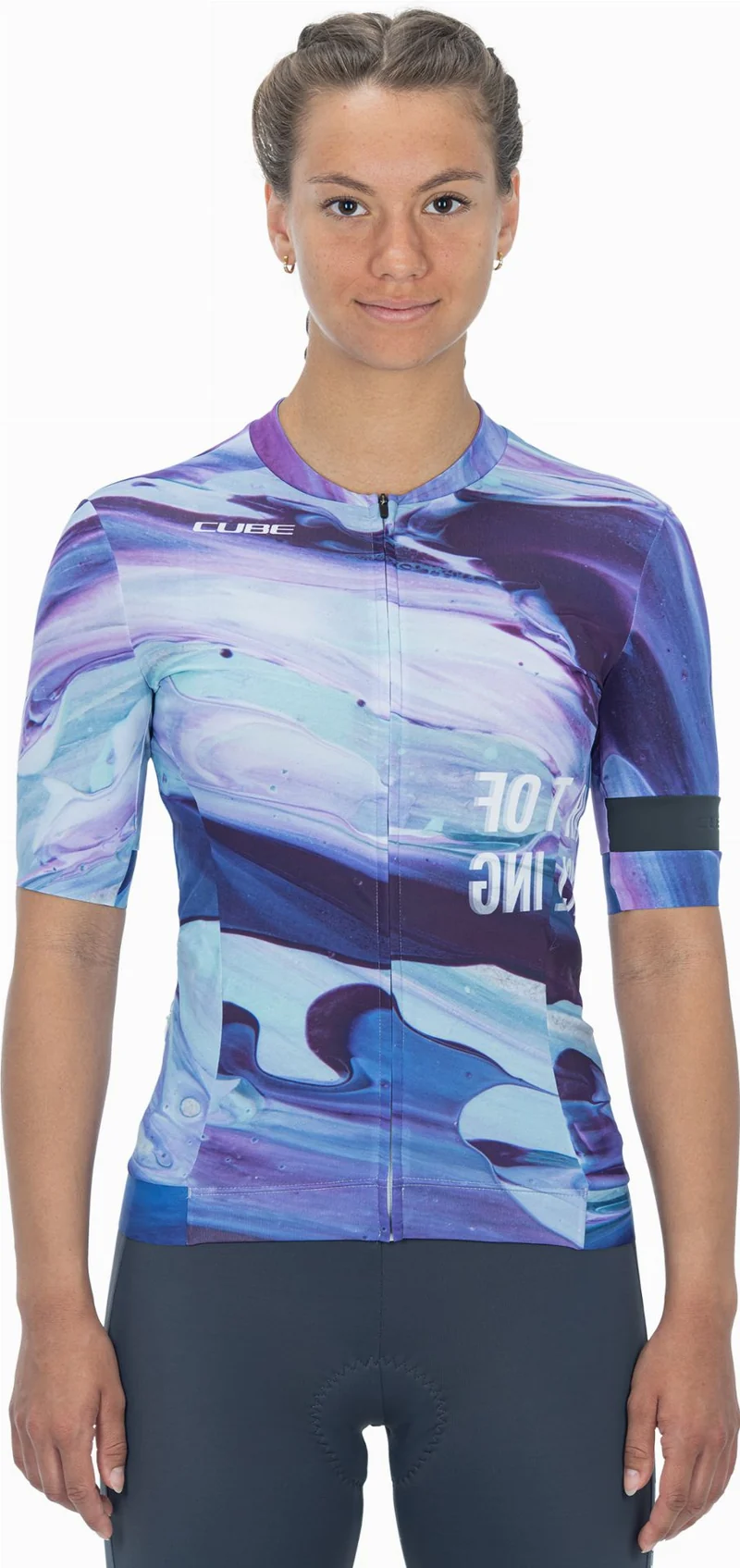 Cube Blackline WS Trikot ART Kurzarm pattern
