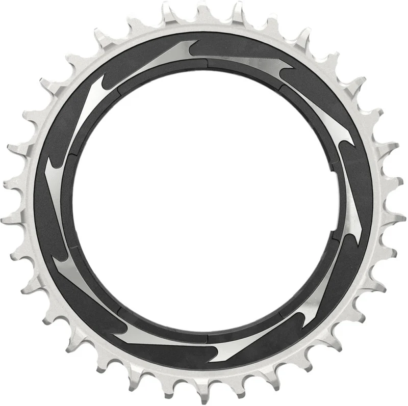 SRAM T-Type Eagle Powermeter Kettenblatt 12-fach Thread Mount Offset 0 mm Aluminium silber