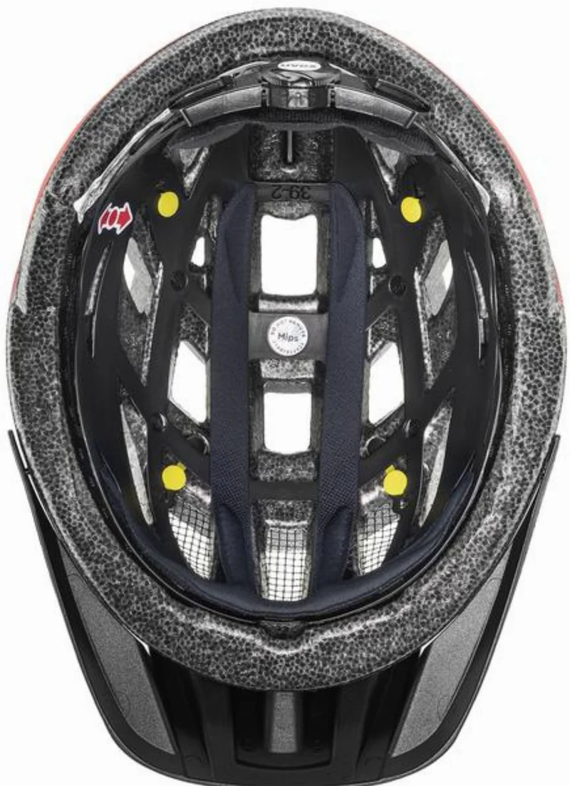 Uvex I-VO CC Mips Helm black-red matt