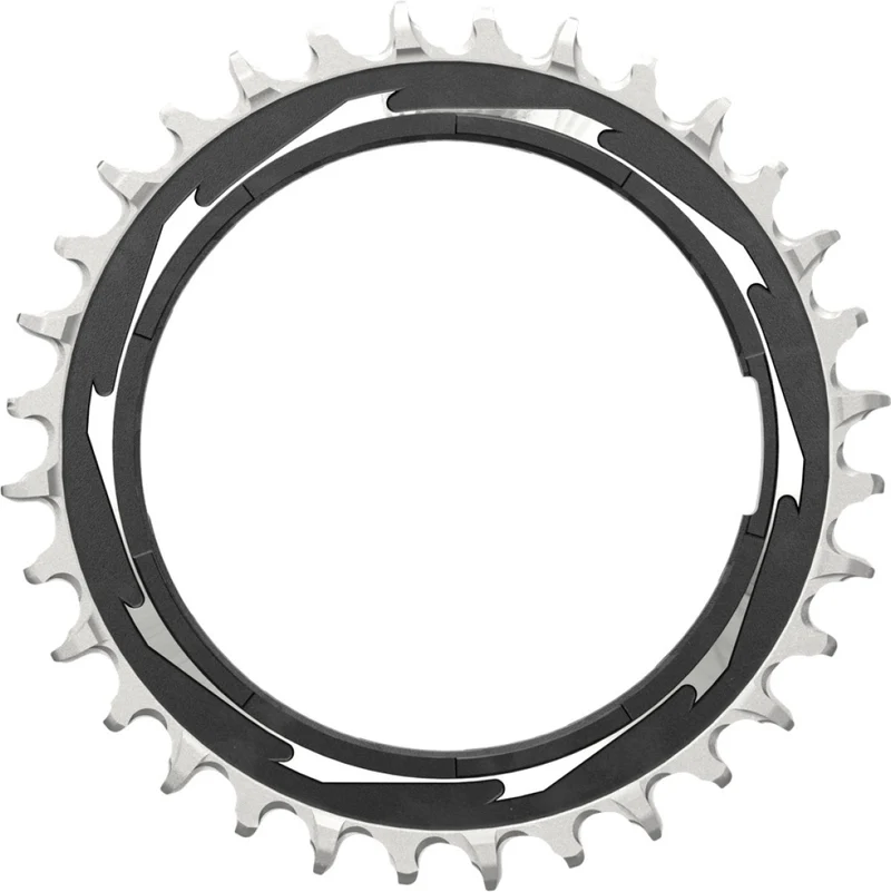 SRAM T-Type Eagle Powermeter Kettenblatt 12-fach Thread Mount Offset 3 mm Aluminium silber