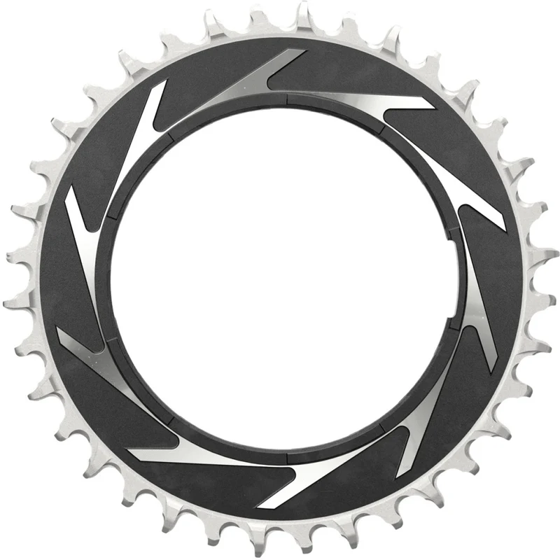 SRAM T-Type Eagle Powermeter Kettenblatt 12-fach Thread Mount Offset 3 mm Aluminium silber