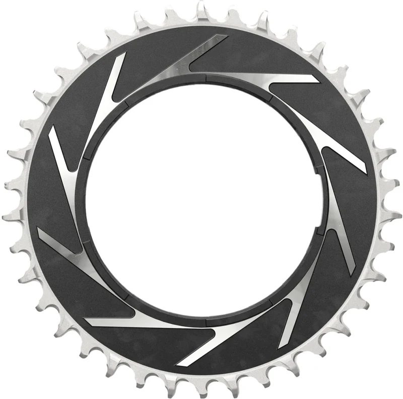SRAM T-Type Eagle Powermeter Kettenblatt 12-fach Thread Mount Offset 3 mm Aluminium silber