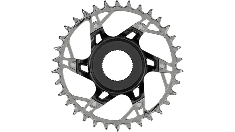SRAM T-Type XX Eagle Steps Kettenblatt 12-fach Direct Mount Aluminium silber