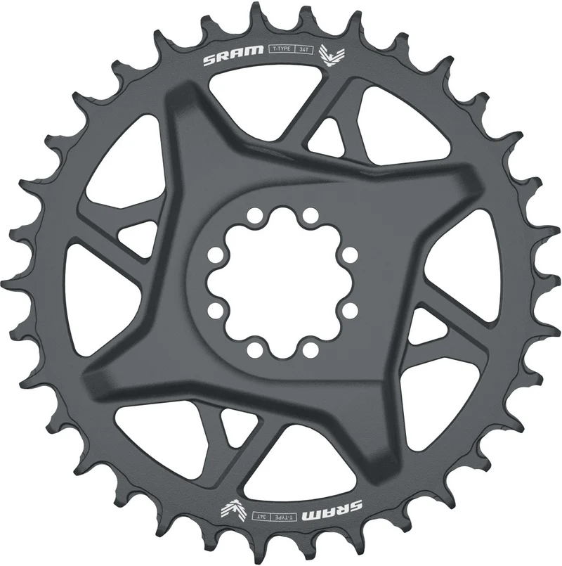 SRAM T-Type Eagle GX Kettenblatt 12-fach Direct Mount Offset 3 mm Aluminium schwarz