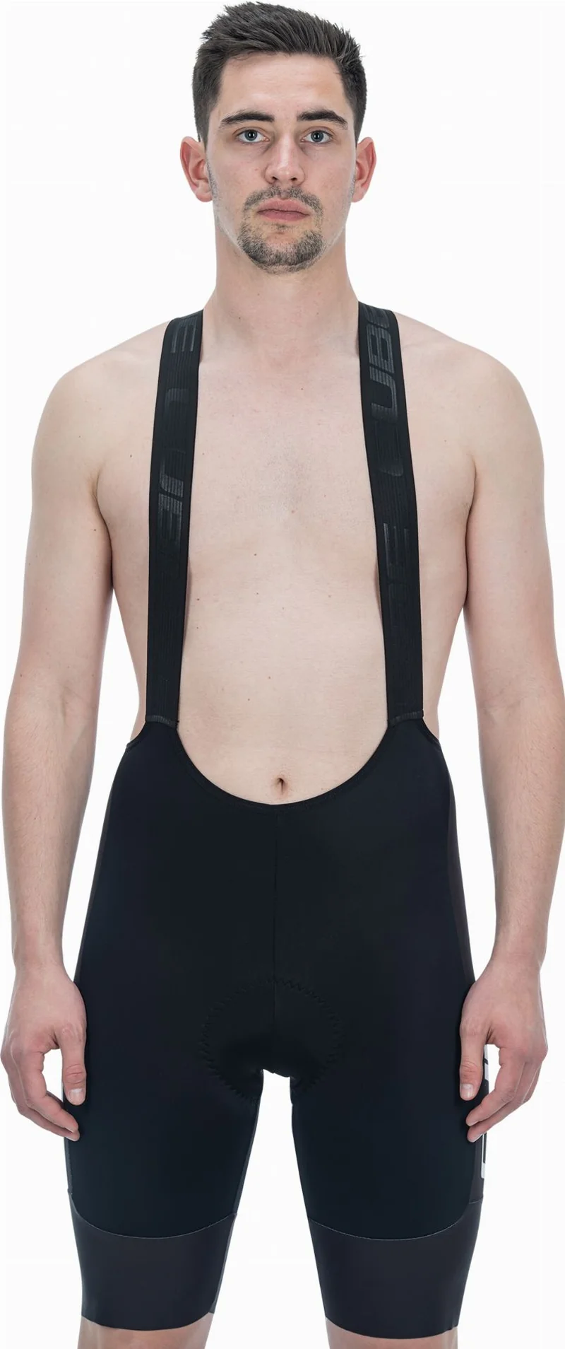 Cube Teamline Trägerhose PRO kurz black´n´white