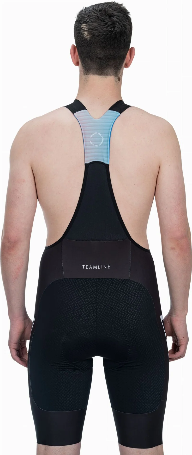Cube Teamline Trägerhose PRO kurz black´n´white