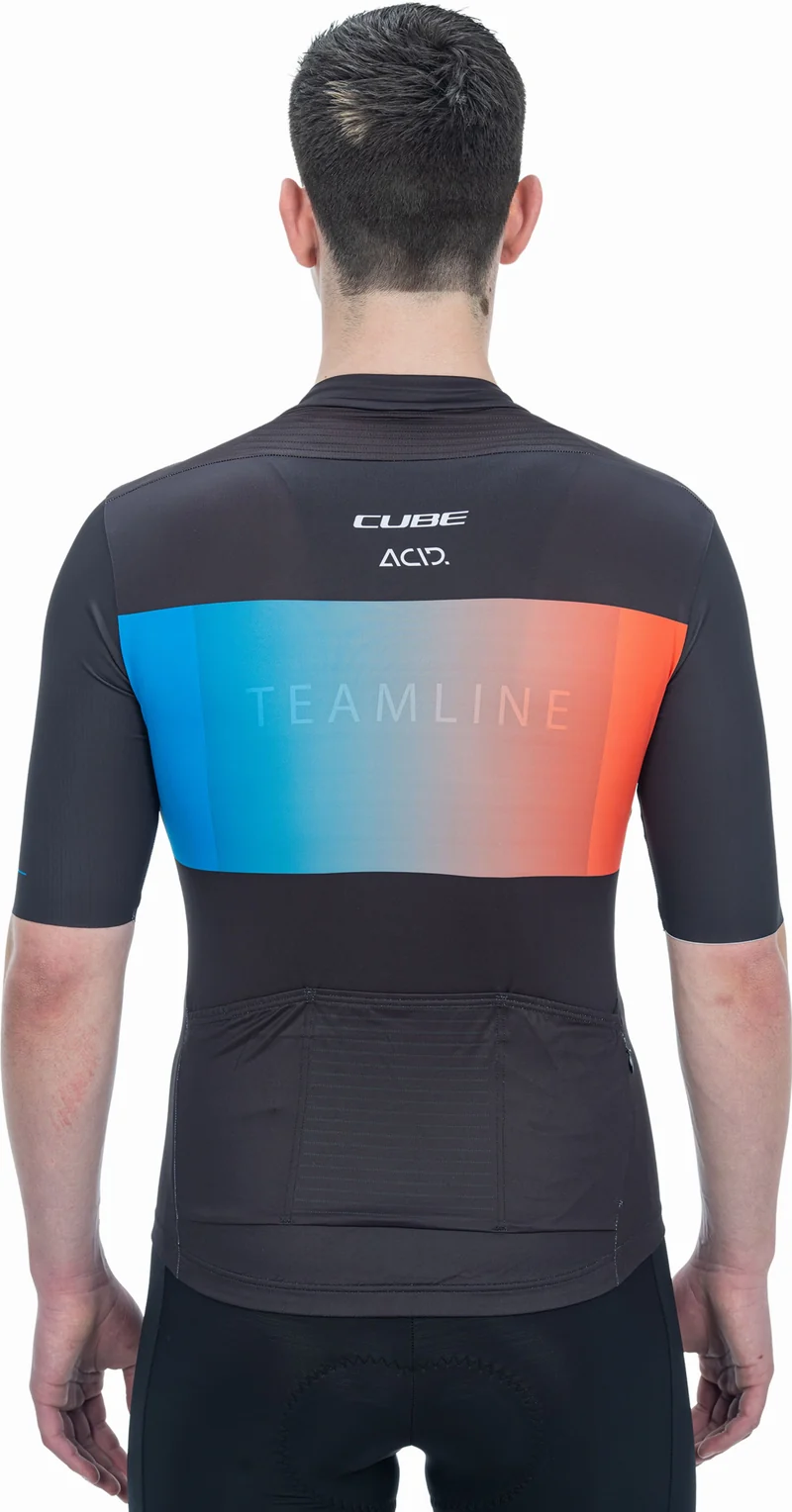 Cube Teamline Trikot Kurzarm black´n´blue´n´red