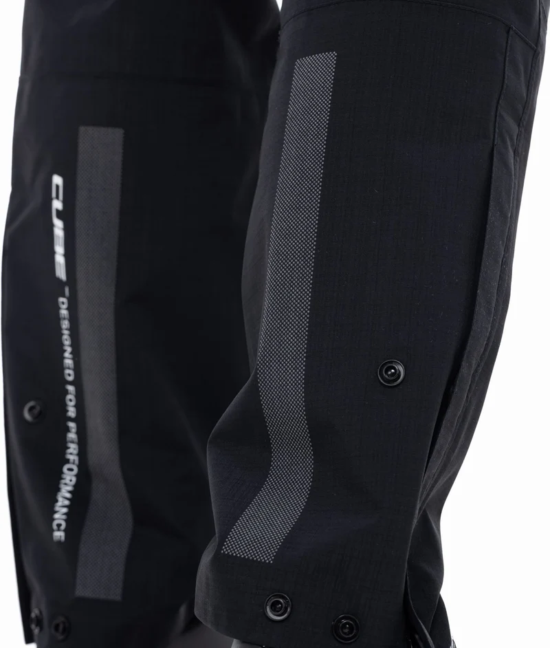 Cube Blackline WS Regenhose Lang black