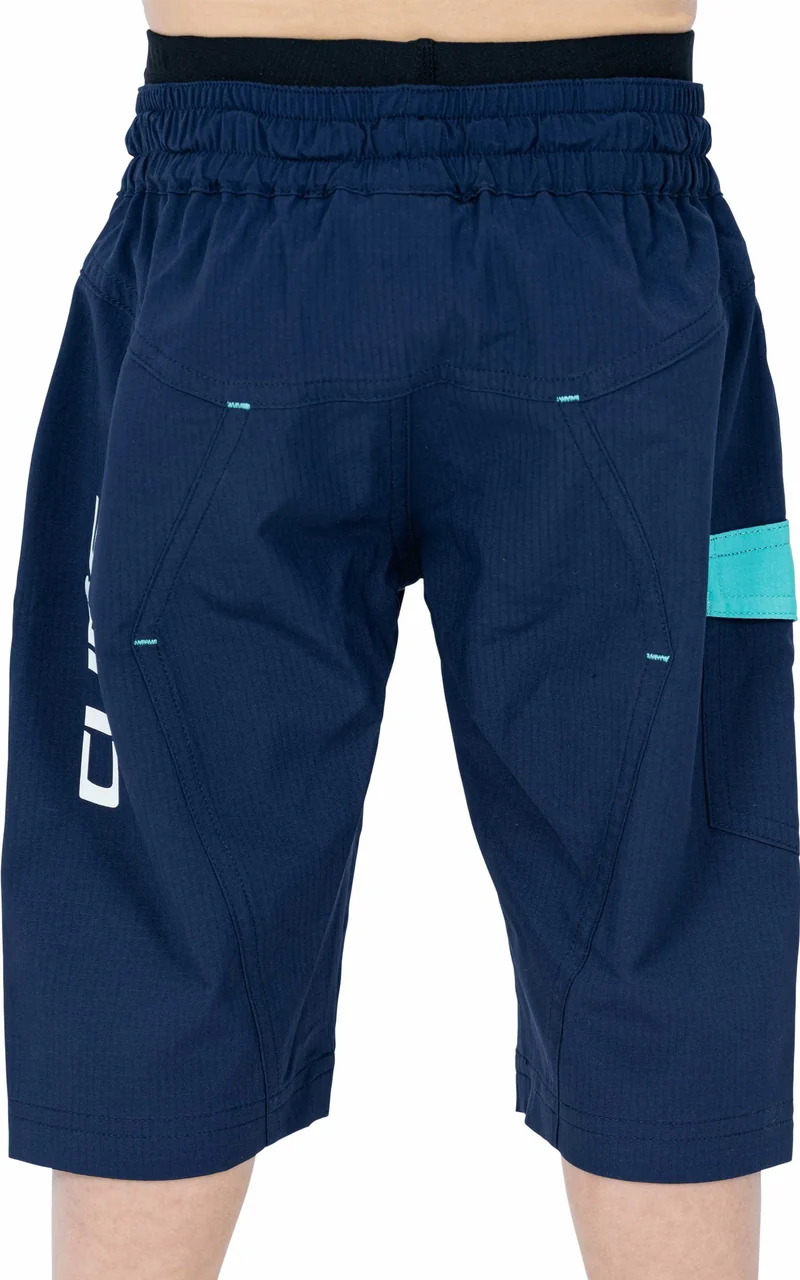 Cube Teamline Baggy Shorts Rookie Inkl. Innenhose blue´n´mint