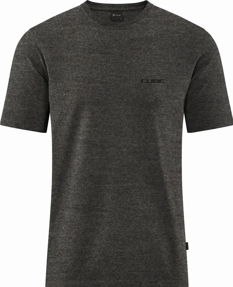 Cube Organic T-Shirt Ridersclub anthracite melange