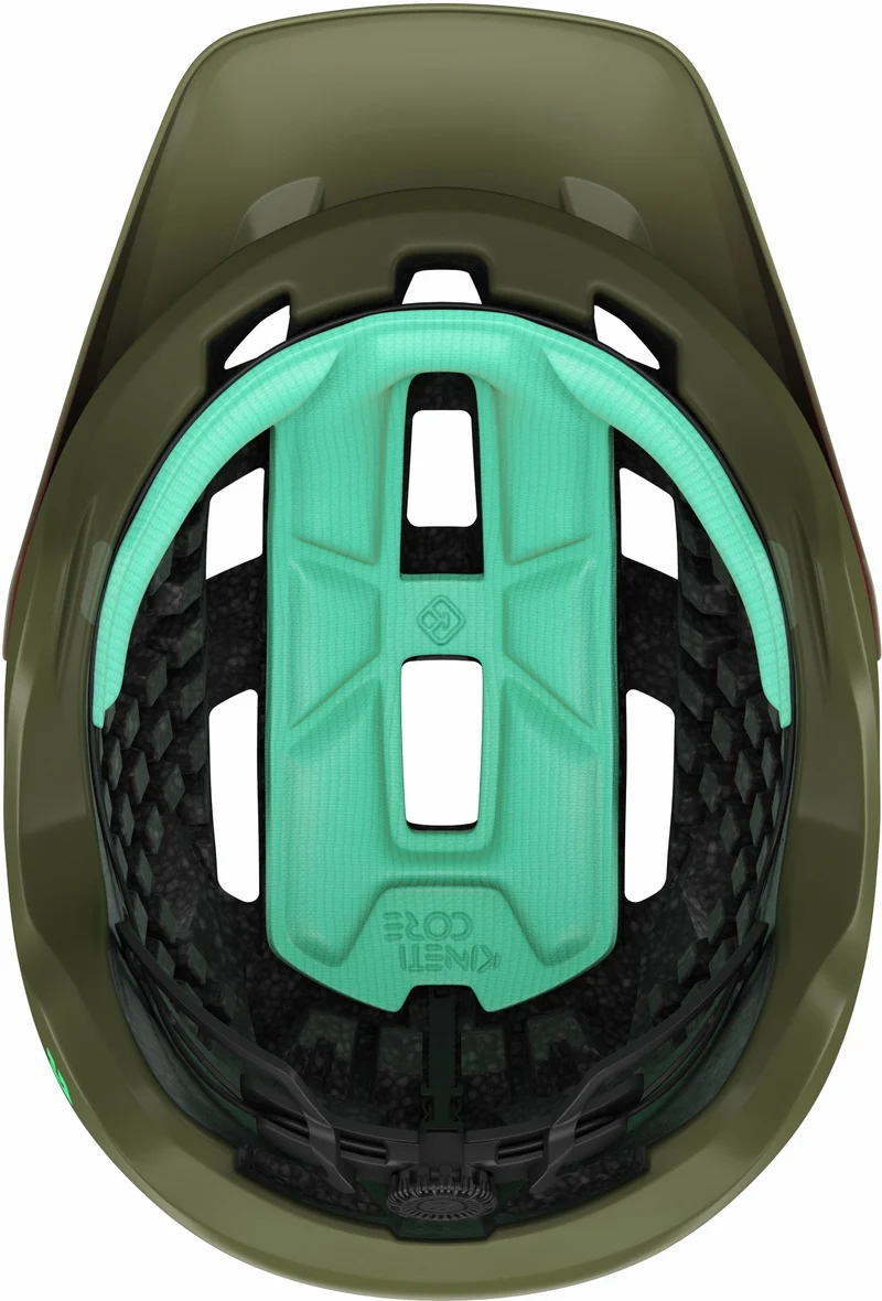 Lazer Coyote KinetiCore MTB-Helm Matte Orange Green
