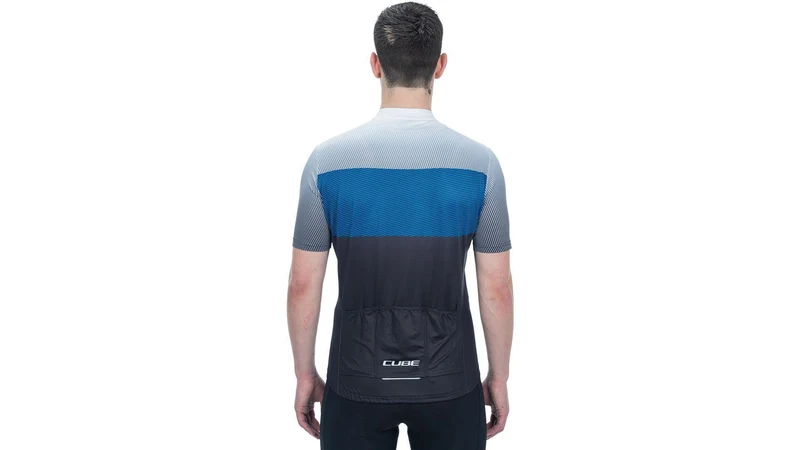 Cube Teamline Trikot CMPT Kurzarm black´n´blue´grey
