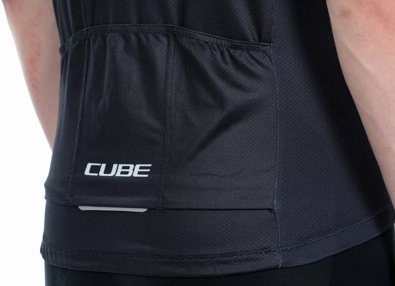 Cube Teamline Trikot CMPT Kurzarm black´n´blue´grey