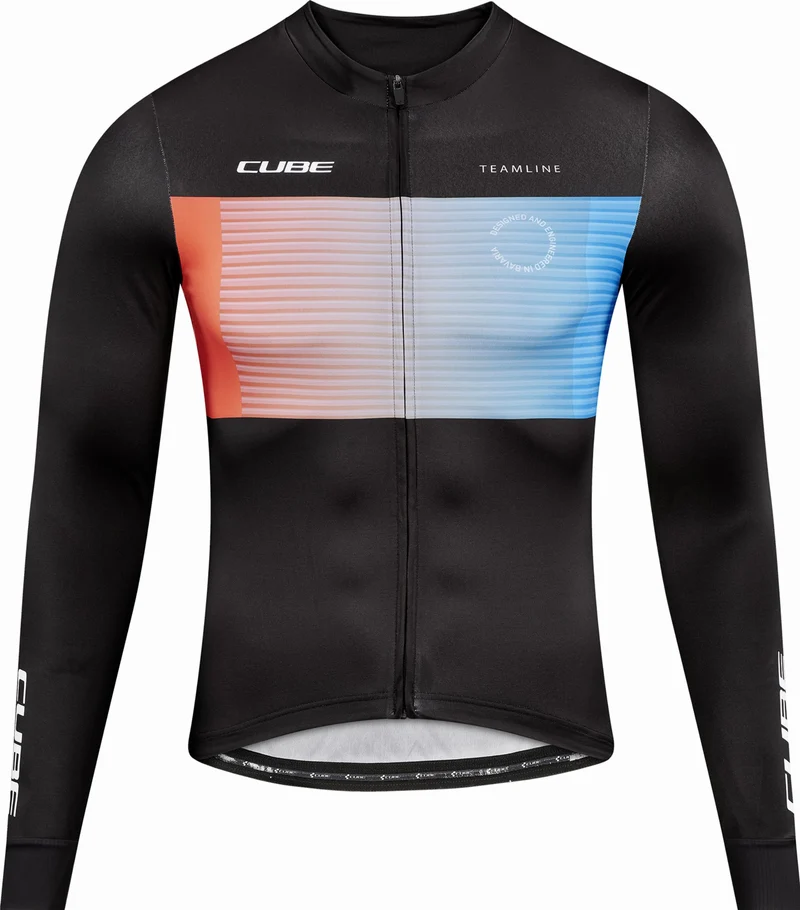 Cube Teamline Trikot Langarm black´n´blue´n´red