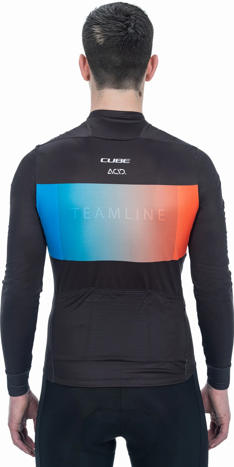 Cube Teamline Trikot Langarm black´n´blue´n´red