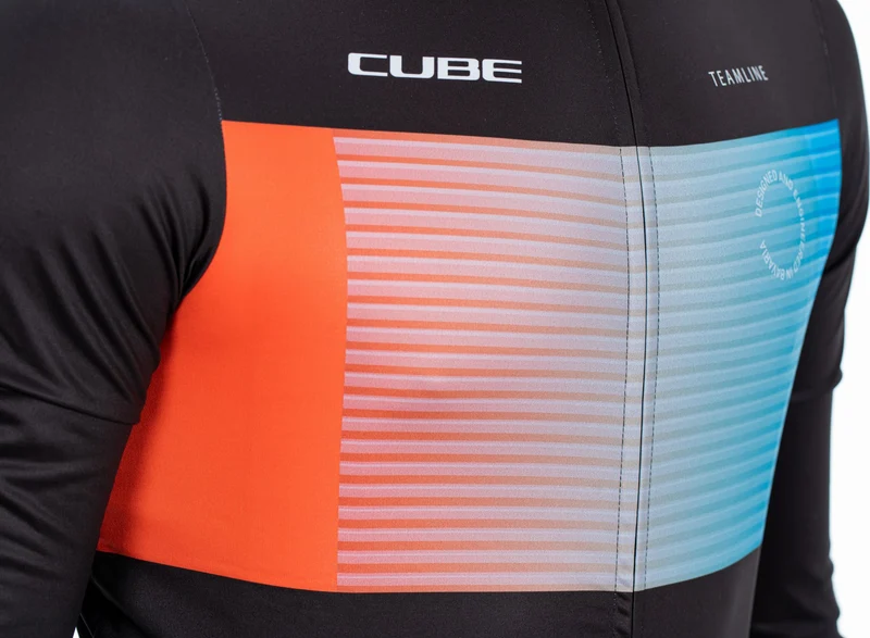 Cube Teamline Trikot Langarm black´n´blue´n´red