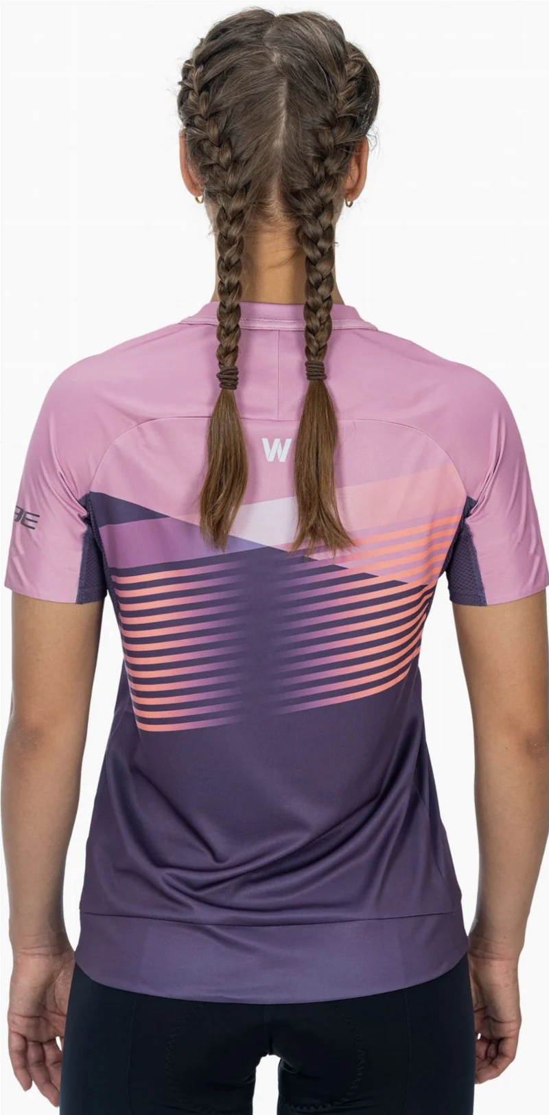 Cube Teamline WS Rundhalstrikot Kurzarm violet´n´rose