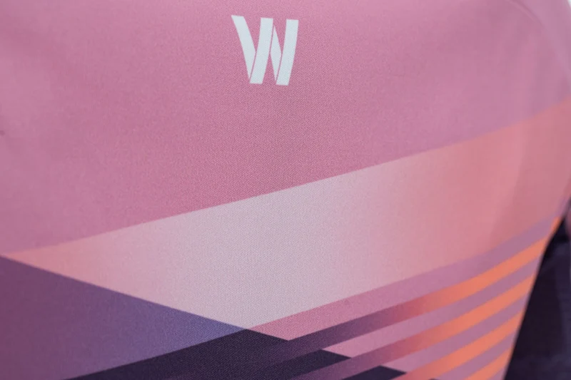 Cube Teamline WS Rundhalstrikot Kurzarm violet´n´rose