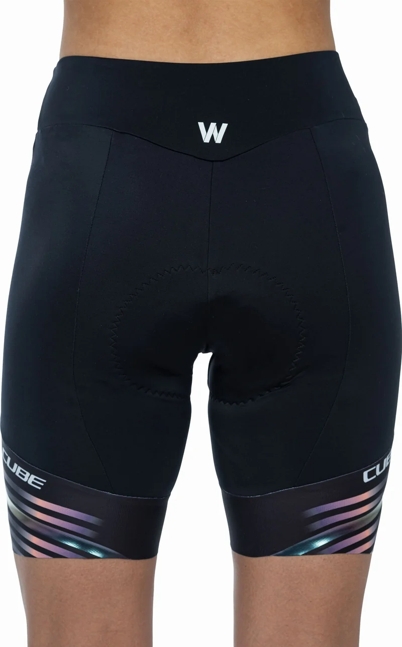 Cube Teamline WS Radhose Kurz black´n´violet
