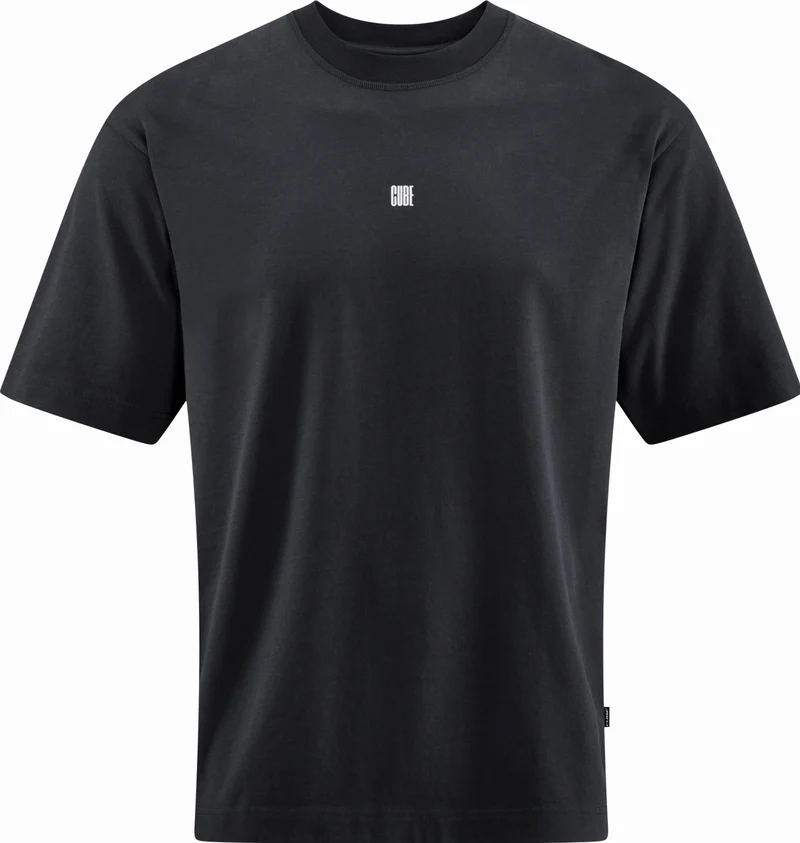 Cube Organic T-Shirt Logo Dropshoulder anthracite