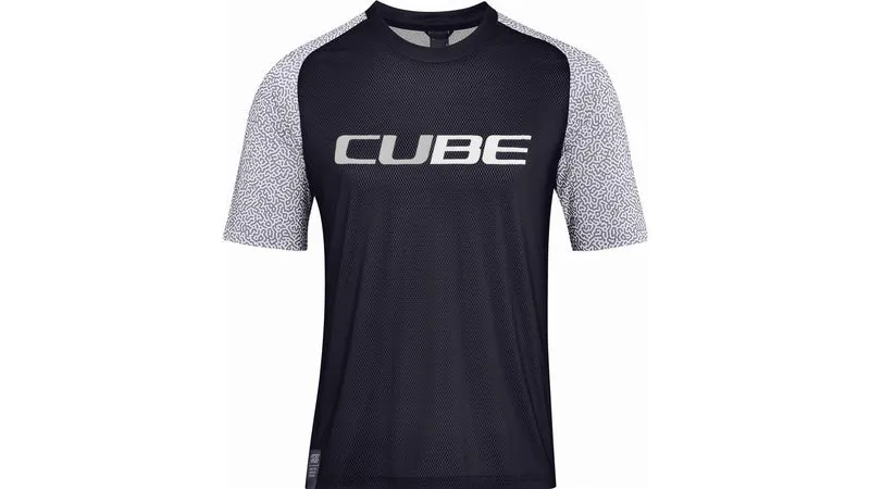 Cube Vertex Rundhalstrikot Kurzarm black