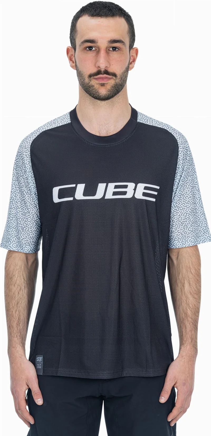 Cube Vertex Rundhalstrikot Kurzarm black