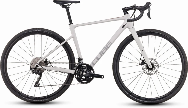 Cube Nuroad WS Gravelbike Diamant lightgrey´n´rose