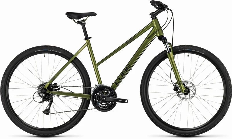 Cube Nature Crossrad Trapeze 28" shinymoss´n´black