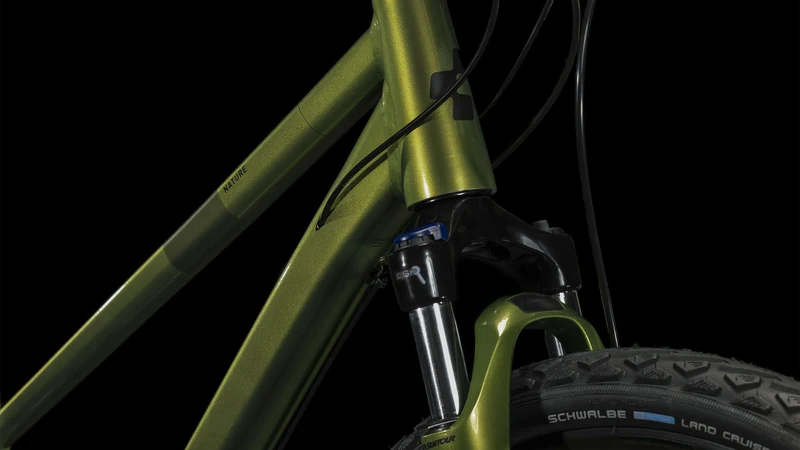 Cube Nature Crossrad Trapeze 28" shinymoss´n´black