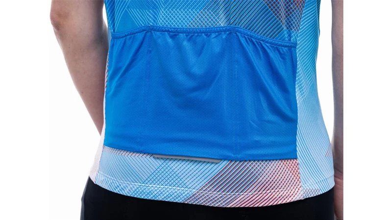Cube Teamline Trikot CMPT Kurzarm white´n´blue´n´red