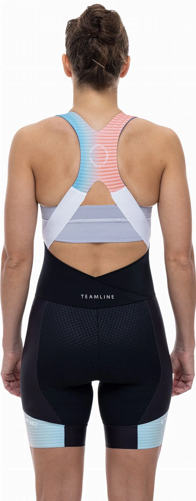 Cube Teamline WS Trägerhose Pro Kurz black´n´white