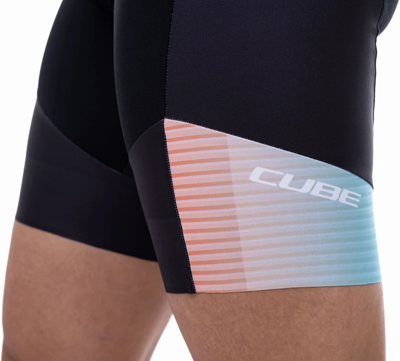 Cube Teamline WS Trägerhose Pro Kurz black´n´white